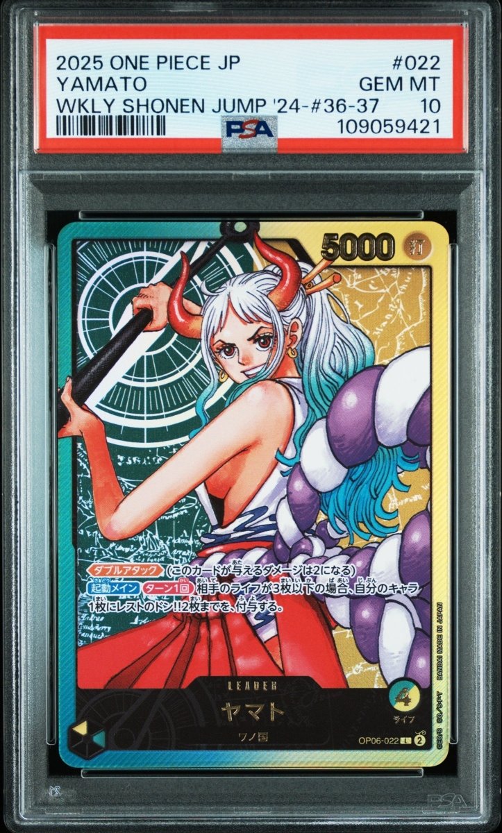 PSA 10 - One Piece - Yamato - Weekly Shonen Jump 24 36 - 27 by TCGDON on MYNTED