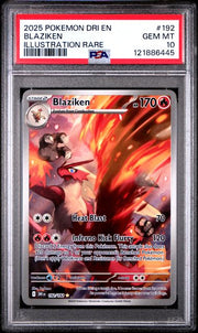PSA 10 Pokémon - Blaziken - Illustration Rare 192 Illustration Rare by The Archive Stop on MYNTED