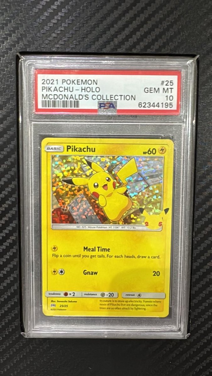 PSA 10 POKEMON MCDONALD'S COLLECTION 25 PIKACHU - HOLO MCDONALD'S COLLECTION by Sonys TCG on MYNTED