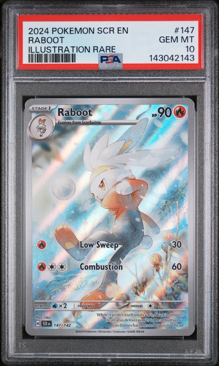 PSA 10 - Pokemon - Raboot - Ilustration Rare (IR) by TCGDON on MYNTED