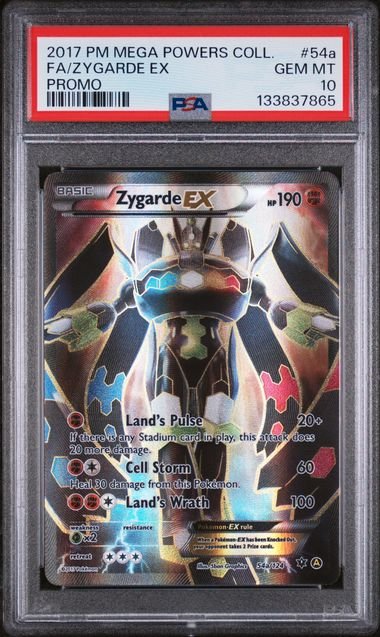 PSA 10 Pokémon Zygarde EX 54a by Schmutzfink TCG on MYNTED
