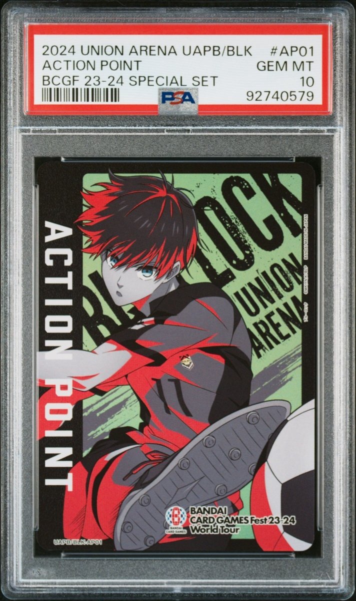 PSA 10 - Union Arena - Action Point - Blue Lock - Bandai Card Games Fest 23 - 24 (Texured) (POP8) by TCGDON on MYNTED