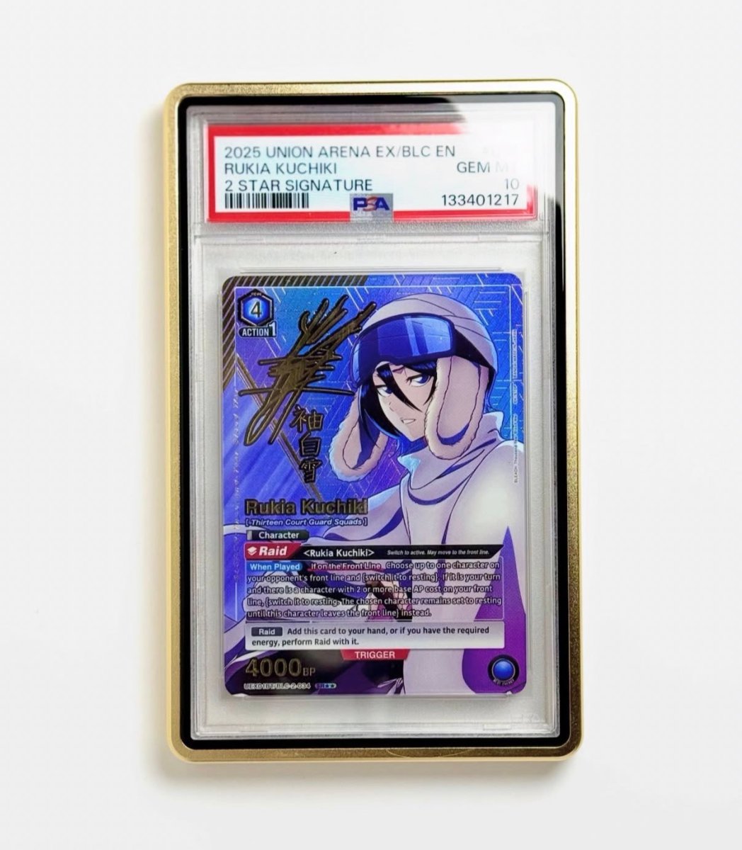 PSA 10 - Union Arena - Bleach Vol. 2 - Rukia Kuchiki - 2 Star Signature by TCGDON on MYNTED