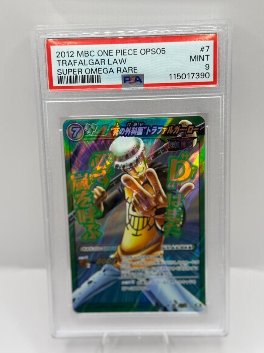 PSA 9 2012 One Piece Trafalgar Law by Luffy Collects on MYNTED