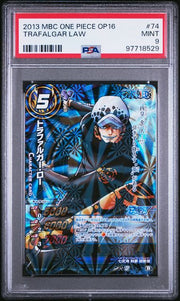 PSA 9 2013 One Piece Trafalgar Law by Luffy Collects on MYNTED