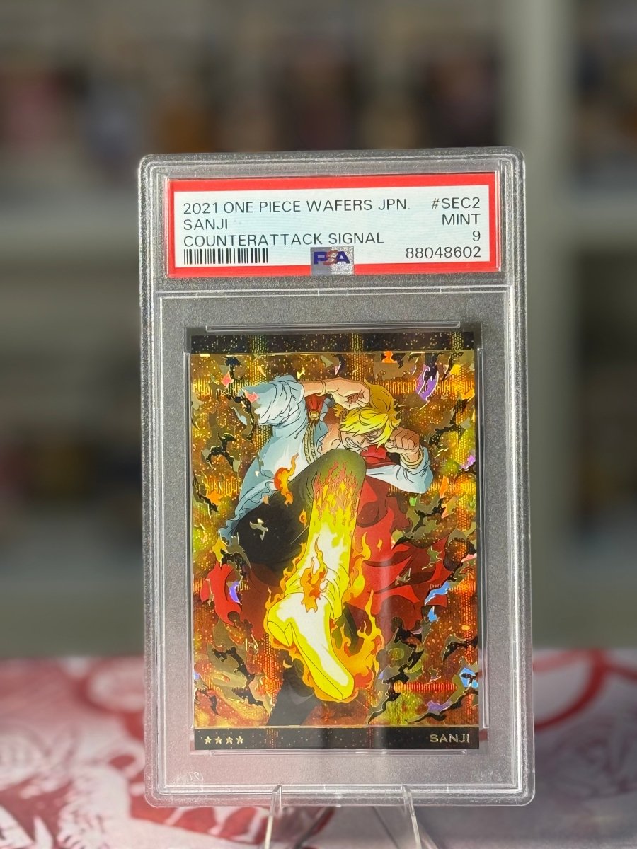PSA 9 2021 One Piece Wafer Sanji by Luffy Collects on MYNTED