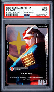 PSA 9 - Gundam - EX Base - RX-78-2 - Bandai Card Games Fest (Foiled) by TCGDON on MYNTED