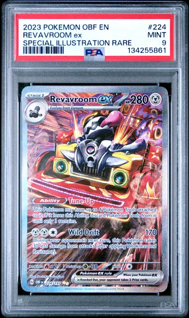 PSA 9 MINT - Revavroom EX - Obsidian Flames - 224/197 by TBD TCG on MYNTED