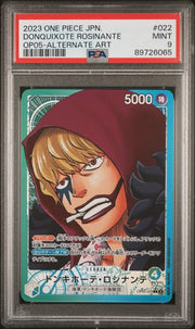 PSA 9 - One Piece - Donquixote Rosinante - Leader Alt Art by TCGDON on MYNTED