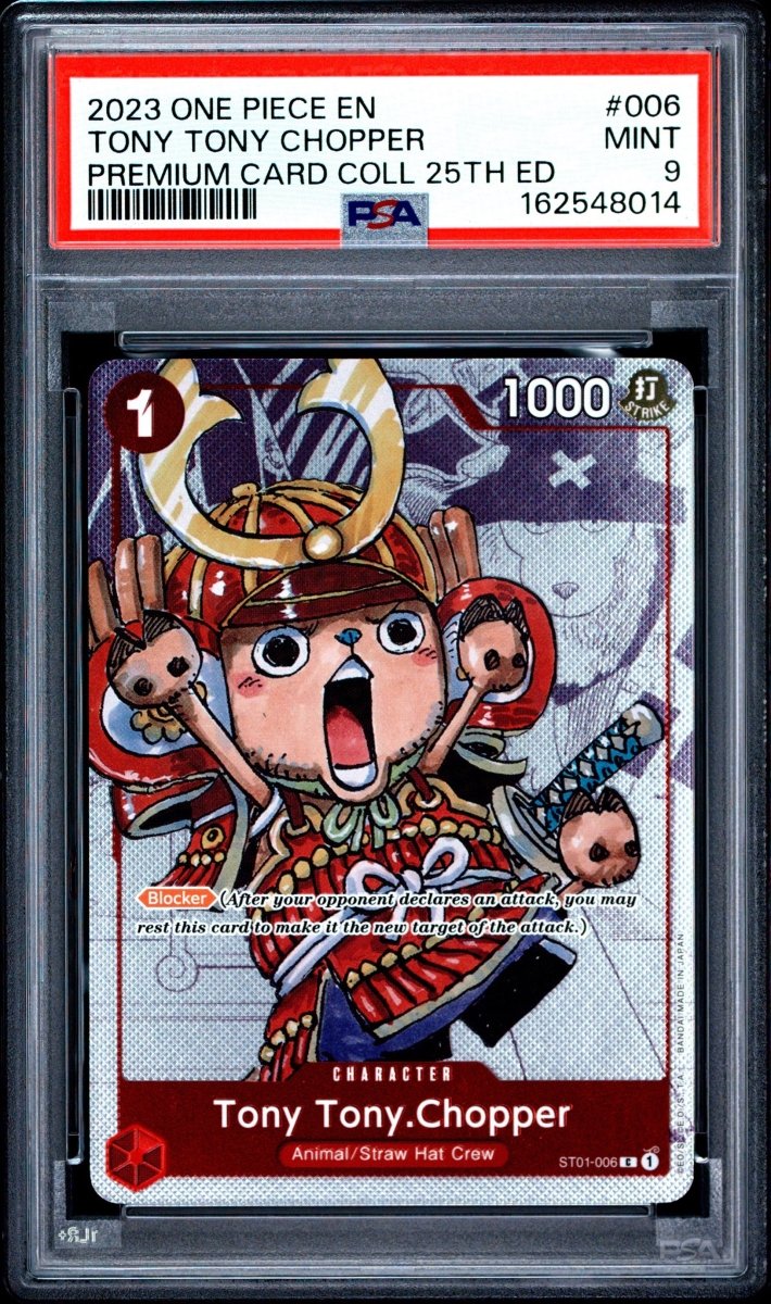 PSA 9 - One Piece - Tony Tony Chopper - Premium Card Collection 25th Anniversary Edition by TCGDON on MYNTED