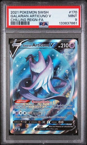 PSA 9 Pokémon Galarian Articuno V 170 (Alternate Art) by Schmutzfink TCG on MYNTED