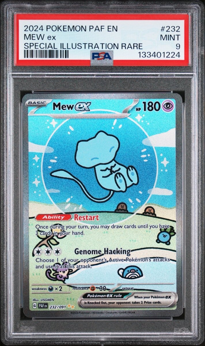 PSA 9 - Pokemon - Mew ex SIR (Bubble Mew) by TCGDON on MYNTED