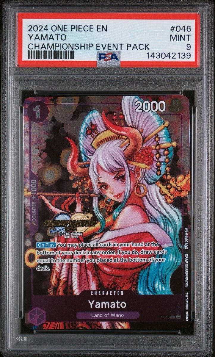 PSA 9 - Yamato (CS 2024 Event Pack) (Championship Stamp) - One Piece Promotion Cards (OP-PR) by TCGDON on MYNTED