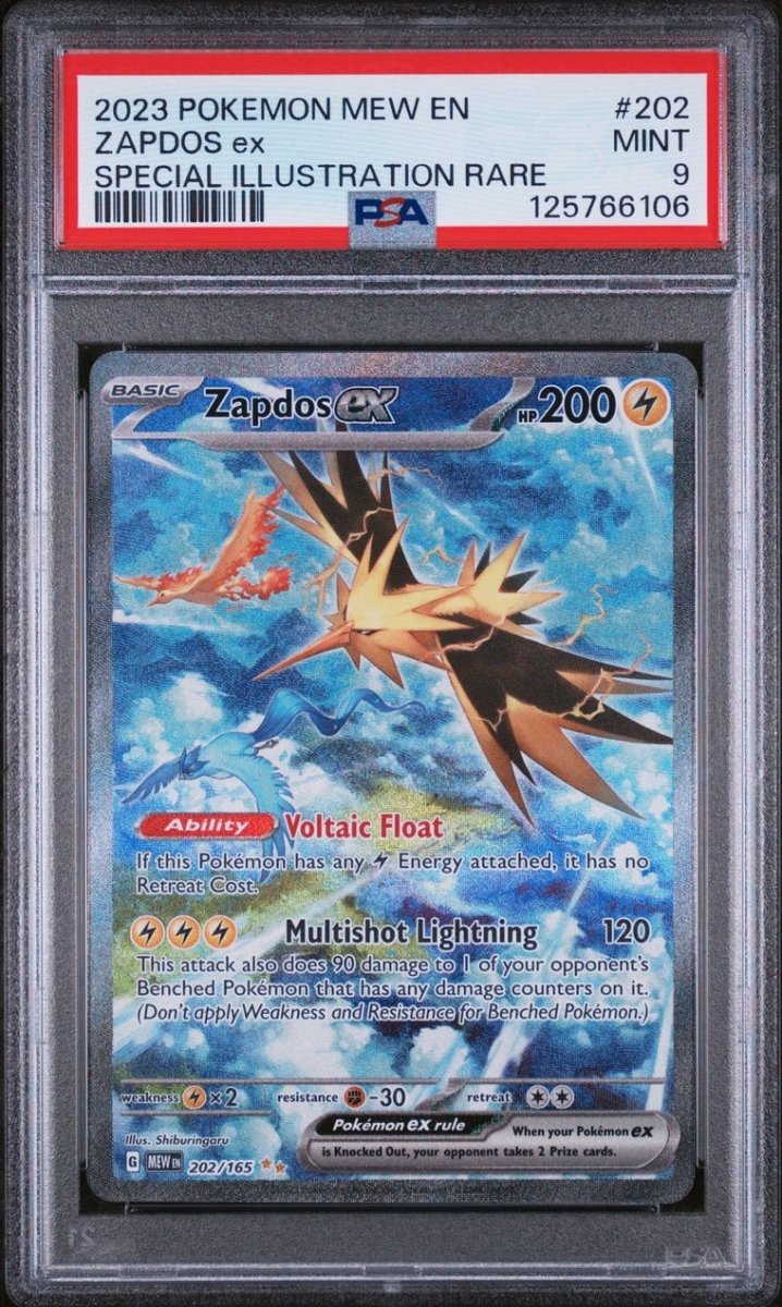 PSA 9 Zapdos ex SV: 151 Special Illustration Rare 202/165 by PokeSource on MYNTED