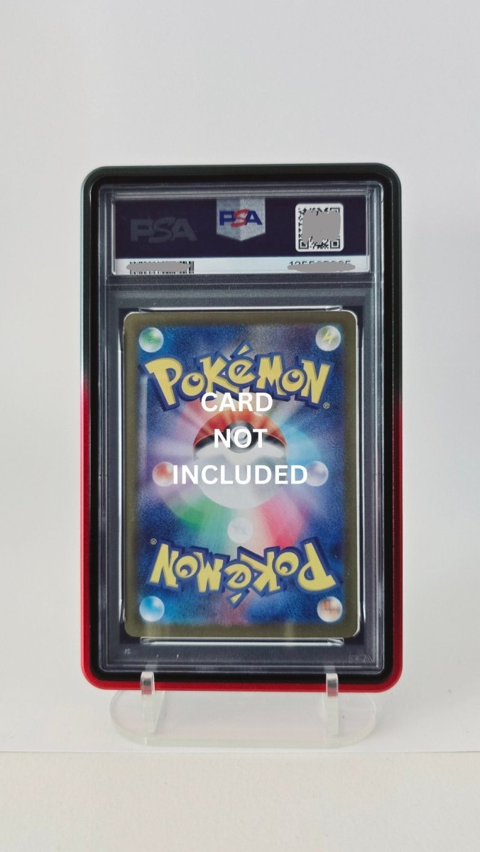 PSA Magnetic Case (Black & Red) (sealed) with Extended Artwork - Mega Charizard Ex SIR 125/094 PF and SAR 110/080 IX by MechaKai Collectibles on MYNTED