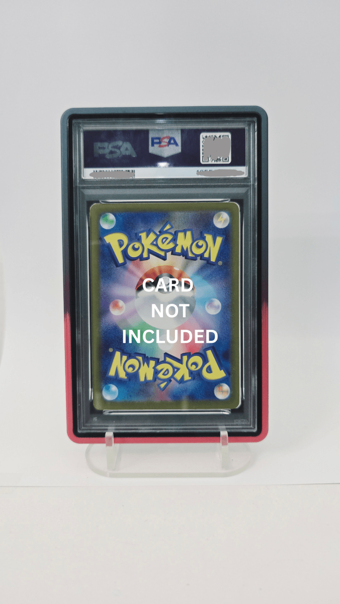 PSA Magnetic Case (Black & Vibrant Pastel Red) (sealed) with Extended Artwork - Mega Charizard Ex SIR 125/094 PF and SAR 110/080 IX by MechaKai Collectibles on MYNTED