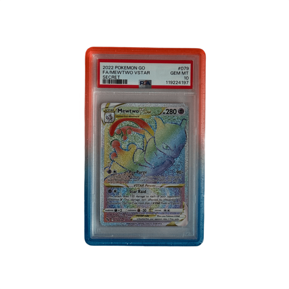 PSA Slab Guard - Candy Red by Shaibz TCG on MYNTED