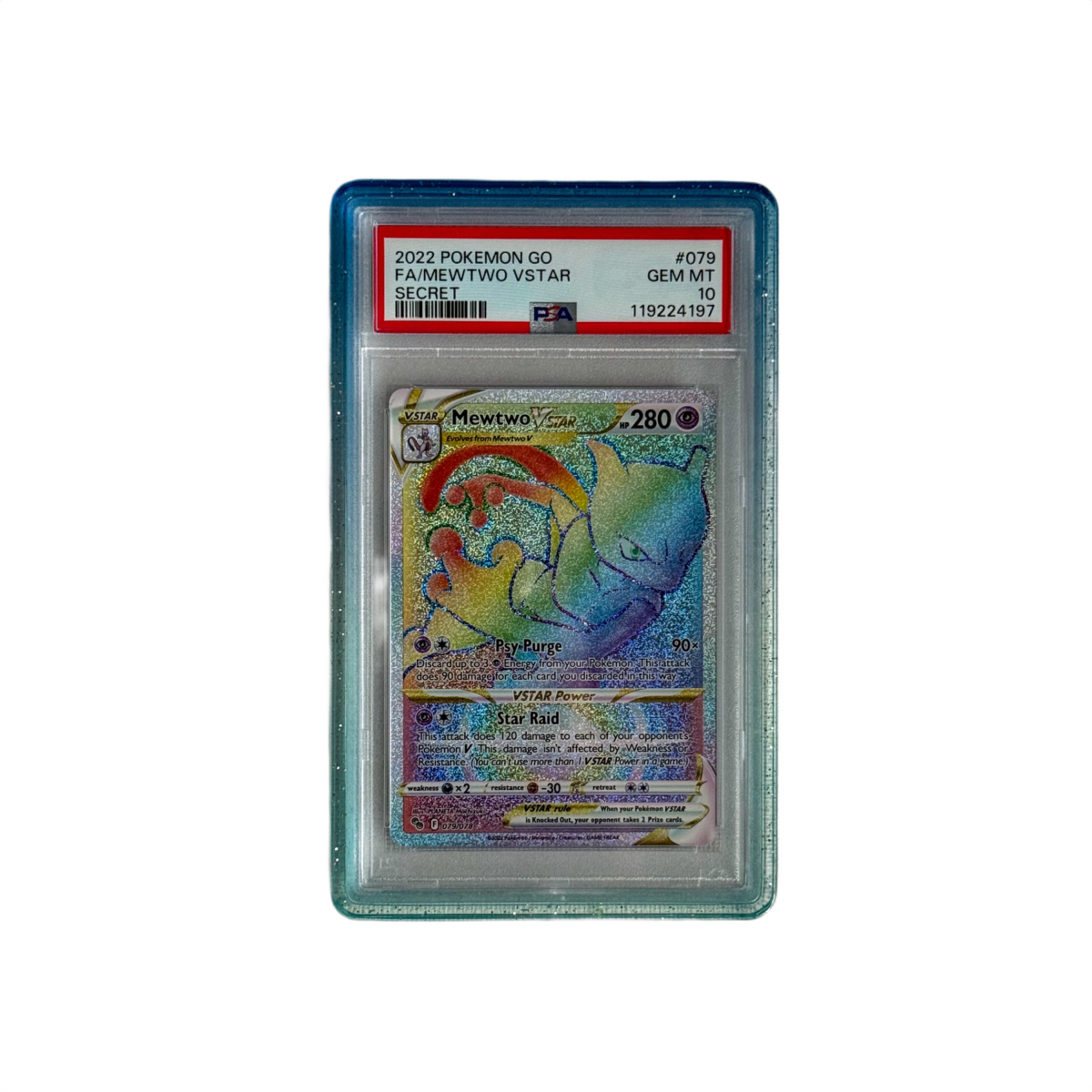PSA Slab Guard - Coral Blaze by Shaibz TCG on MYNTED