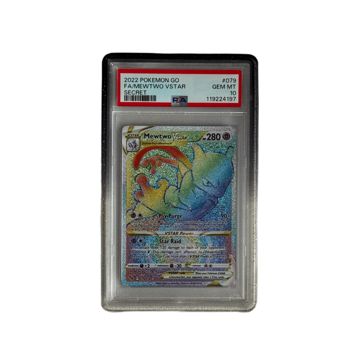 PSA Slab Guard - Crimson Edge by Shaibz TCG on MYNTED