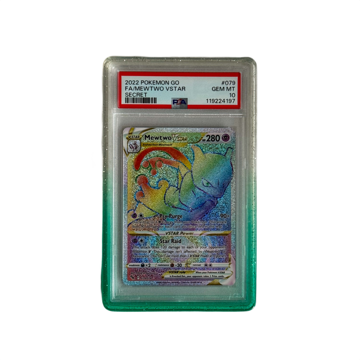 PSA Slab Guard - Emerald Glow by Shaibz TCG on MYNTED