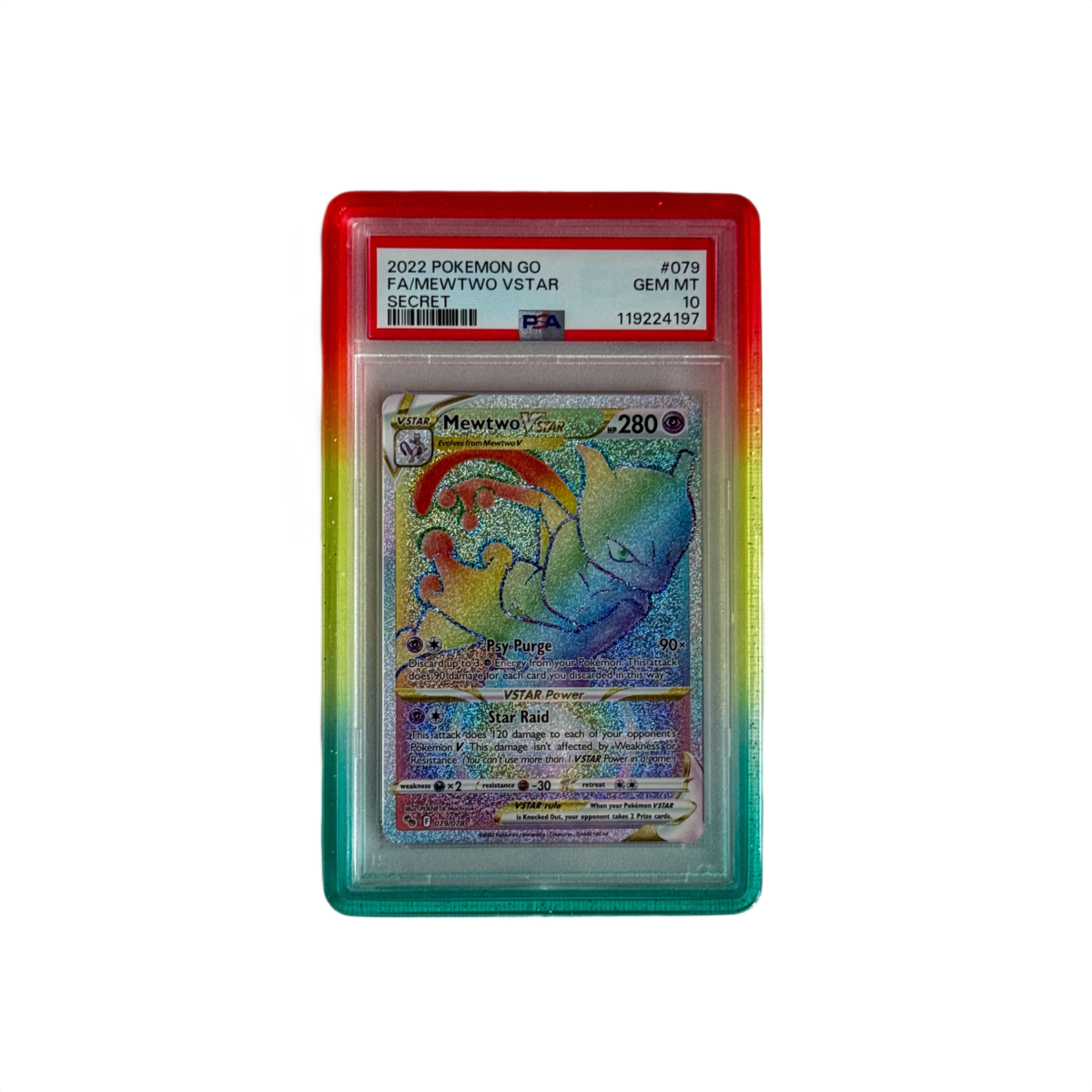 PSA Slab Guard - Neon Mint by Shaibz TCG on MYNTED