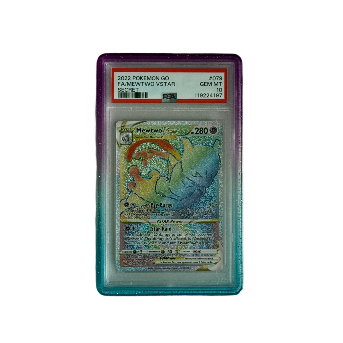 PSA Slab Guard - Royal Amethyst by Shaibz TCG on MYNTED