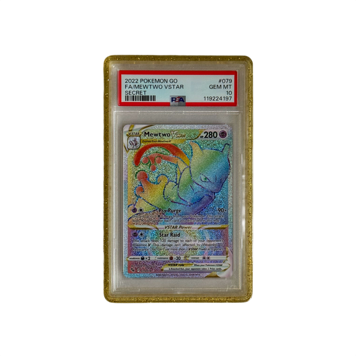 PSA Slab Guard - Solar Gold by Shaibz TCG on MYNTED
