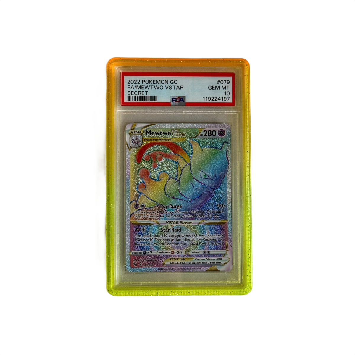 PSA Slab Guard - Sunshine Orange by Shaibz TCG on MYNTED