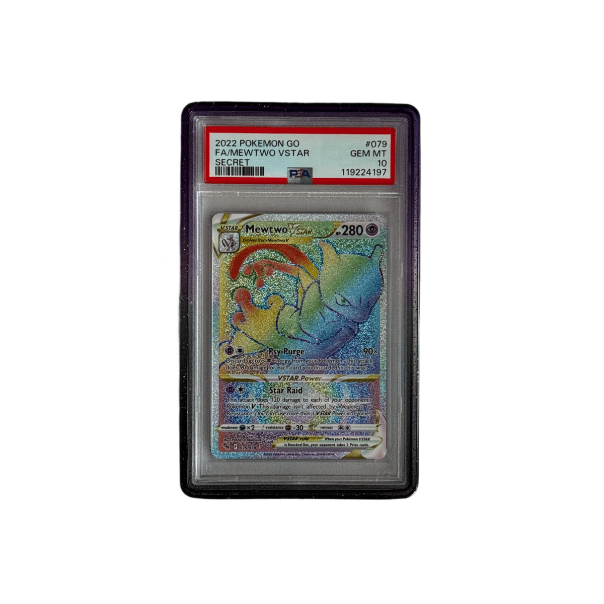 PSA Slab Guard - Ultra Violet by Shaibz TCG on MYNTED
