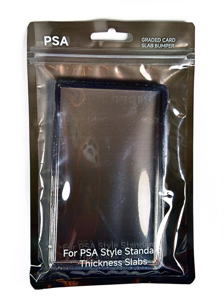 PSA Slab Guard with Clear Back Support - Black/Clear by TCGDON on MYNTED
