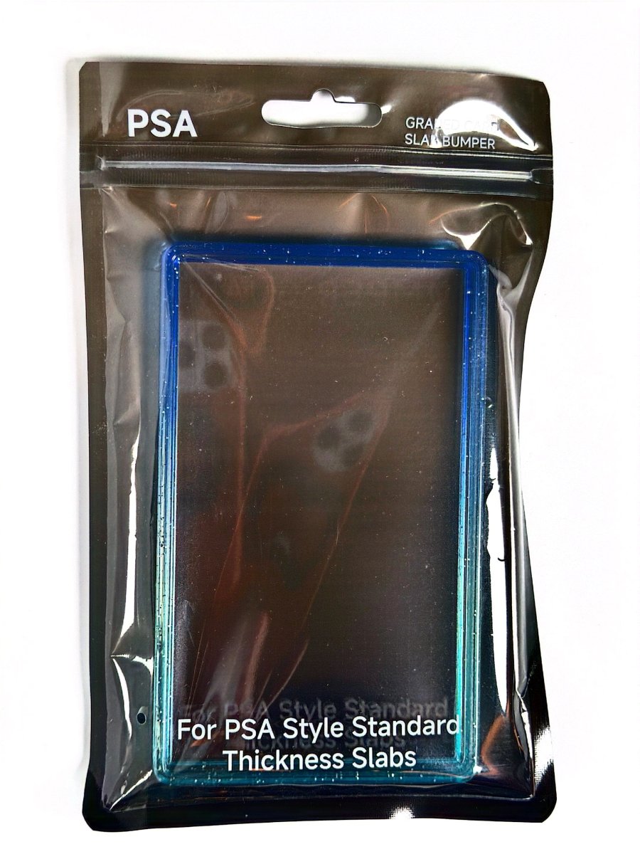 PSA Slab Guard with Clear Back Support - Deep Blue/Sky Blue by TCGDON on MYNTED
