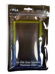 PSA Slab Guard with Clear Back Support - Yellow/Blue by TCGDON on MYNTED