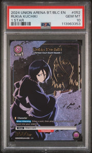 PSA10 Union Arena UE01BT Bleach 1 Star Rukia Kuchiki by Apex Cards on MYNTED