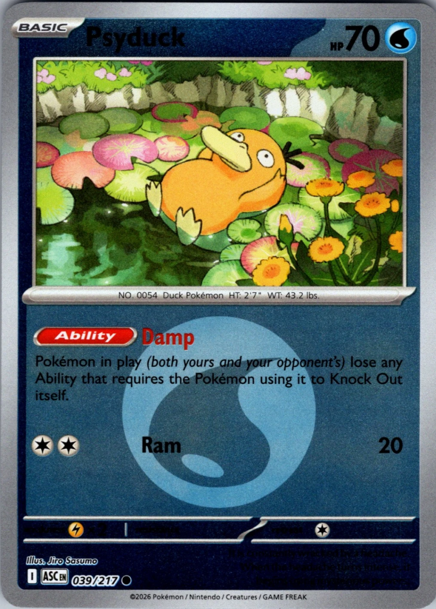 Psyduck - 039/217 (Energy Symbol Pattern) - ME: Ascended Heroes (ASC) by SAFAQATI on MYNTED