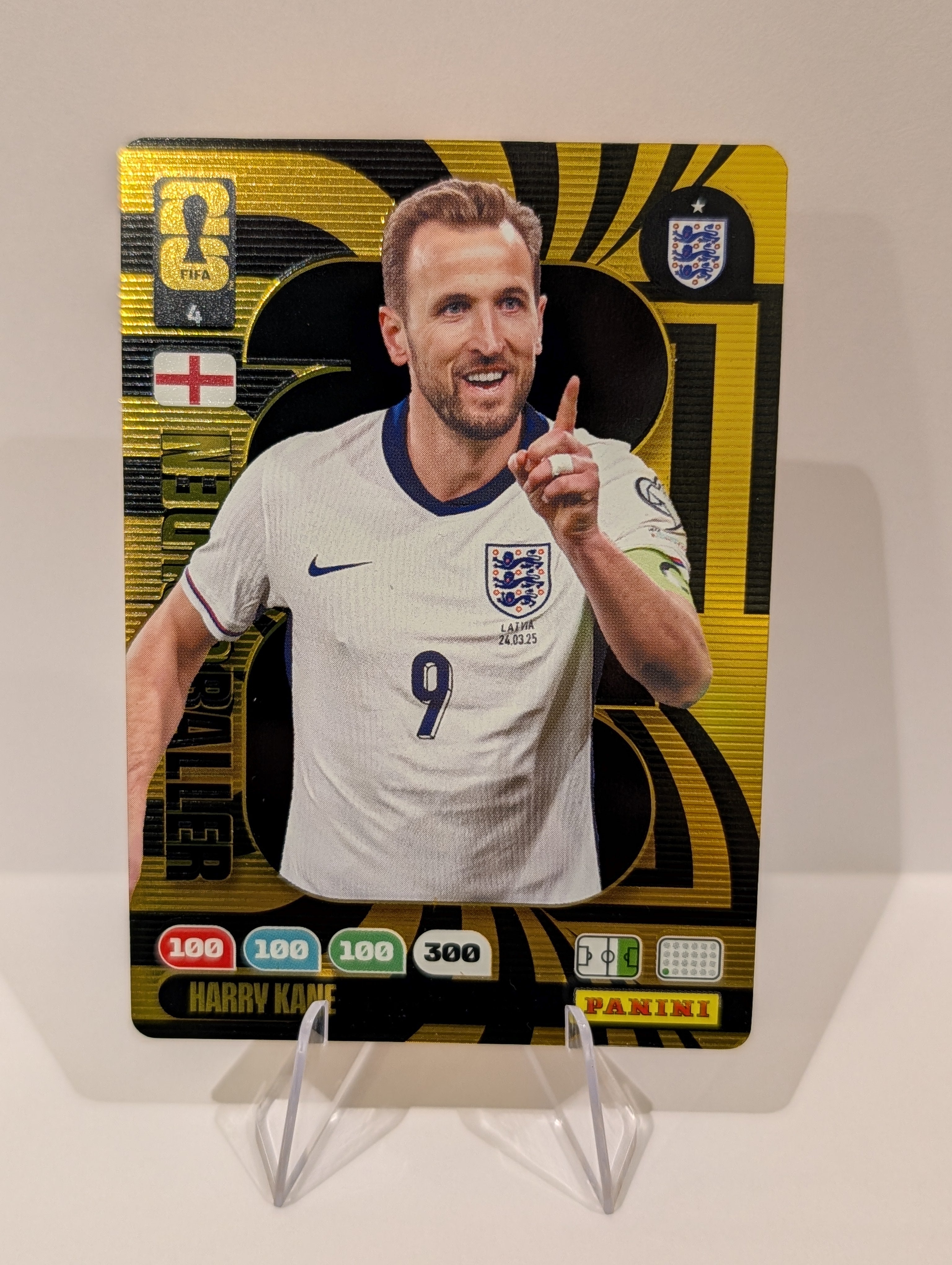 #4 Harry Kane - Golden Baller -  Panini Adrenalyn XL World Cup 2026