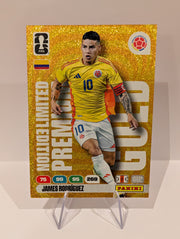 James Rodriguez - Limited Edition Premium Gold - Panini Adrenalyn XL World Cup 2026