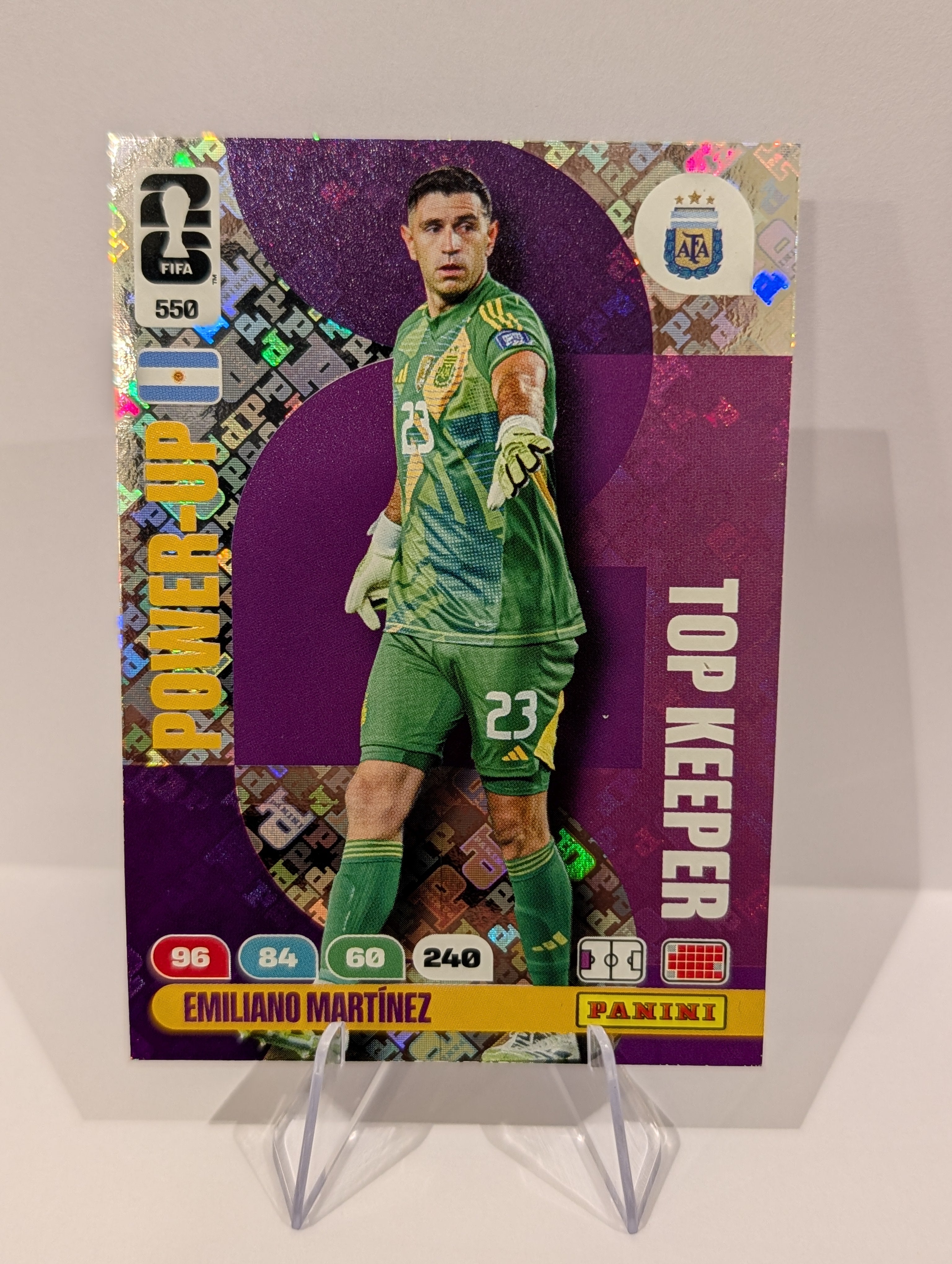 550 Emiliano Martinez - Top Keeper - Panini Adrenalyn XL World Cup 2026