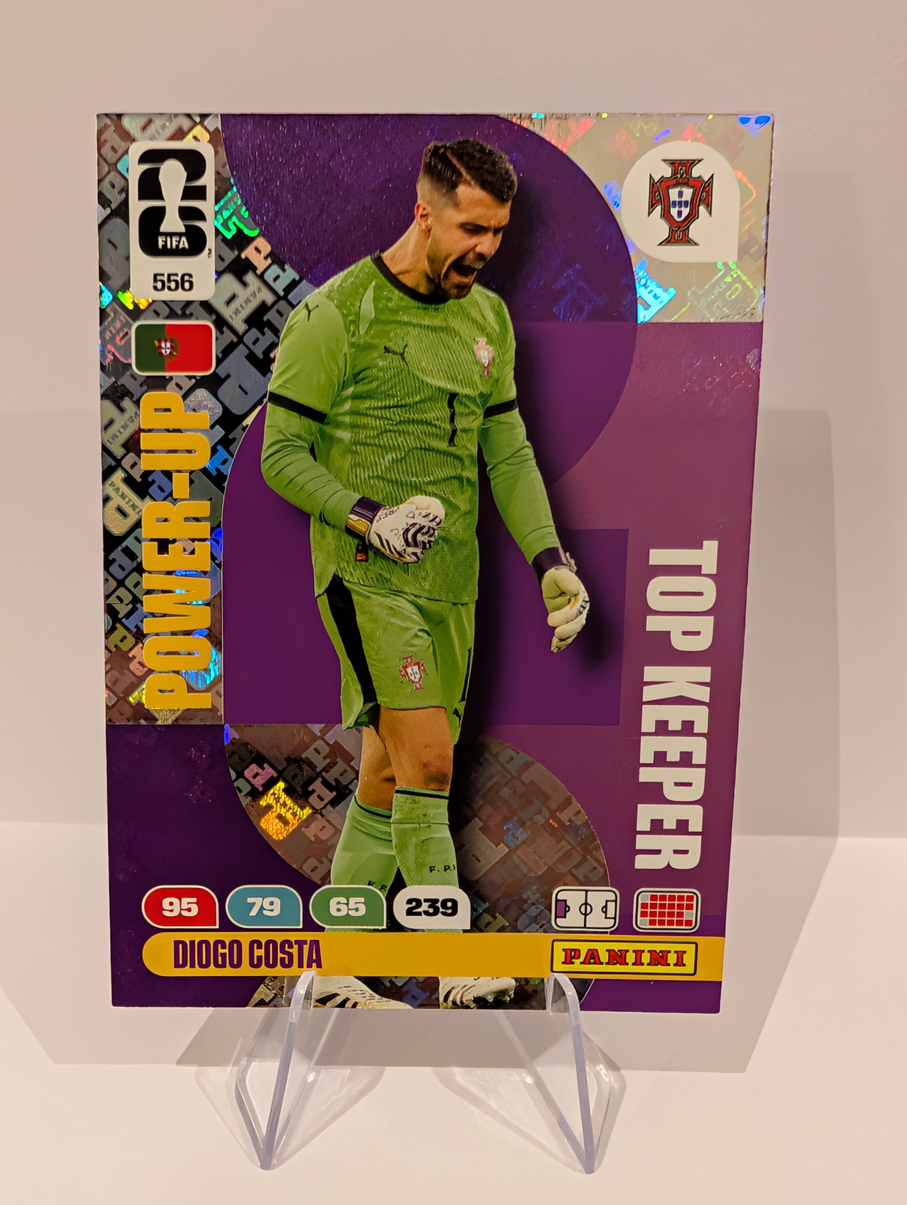 556 Diogo Costa - Top Keeper - Panini Adrenalyn XL World Cup 2026