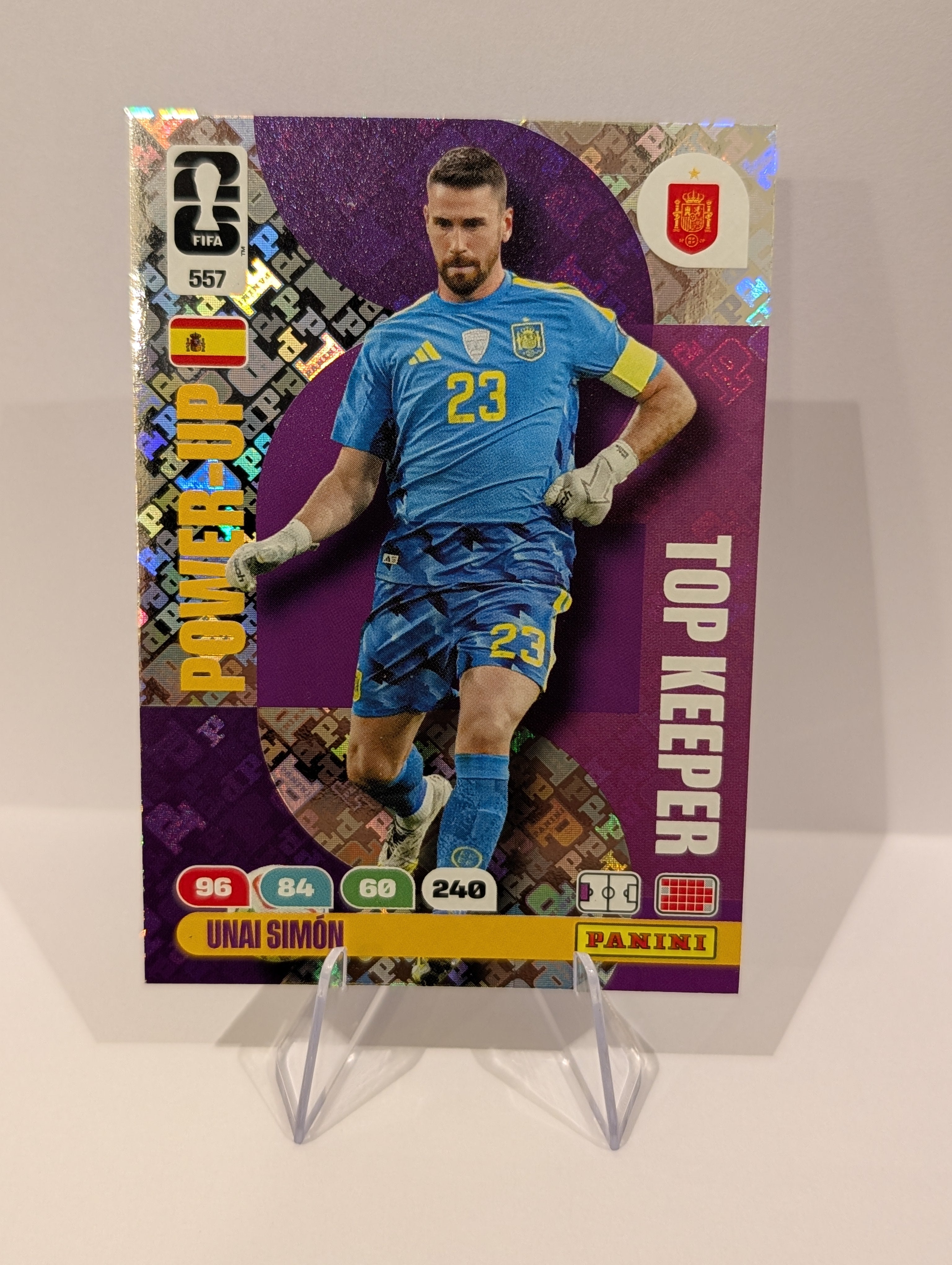 557 Unai Simon - Top Keeper - Panini Adrenalyn XL World Cup 2026