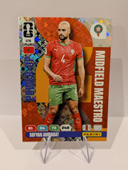 576 Sofyan Amrabat - Midfield Maestro - Panini Adrenalyn XL World Cup 2026