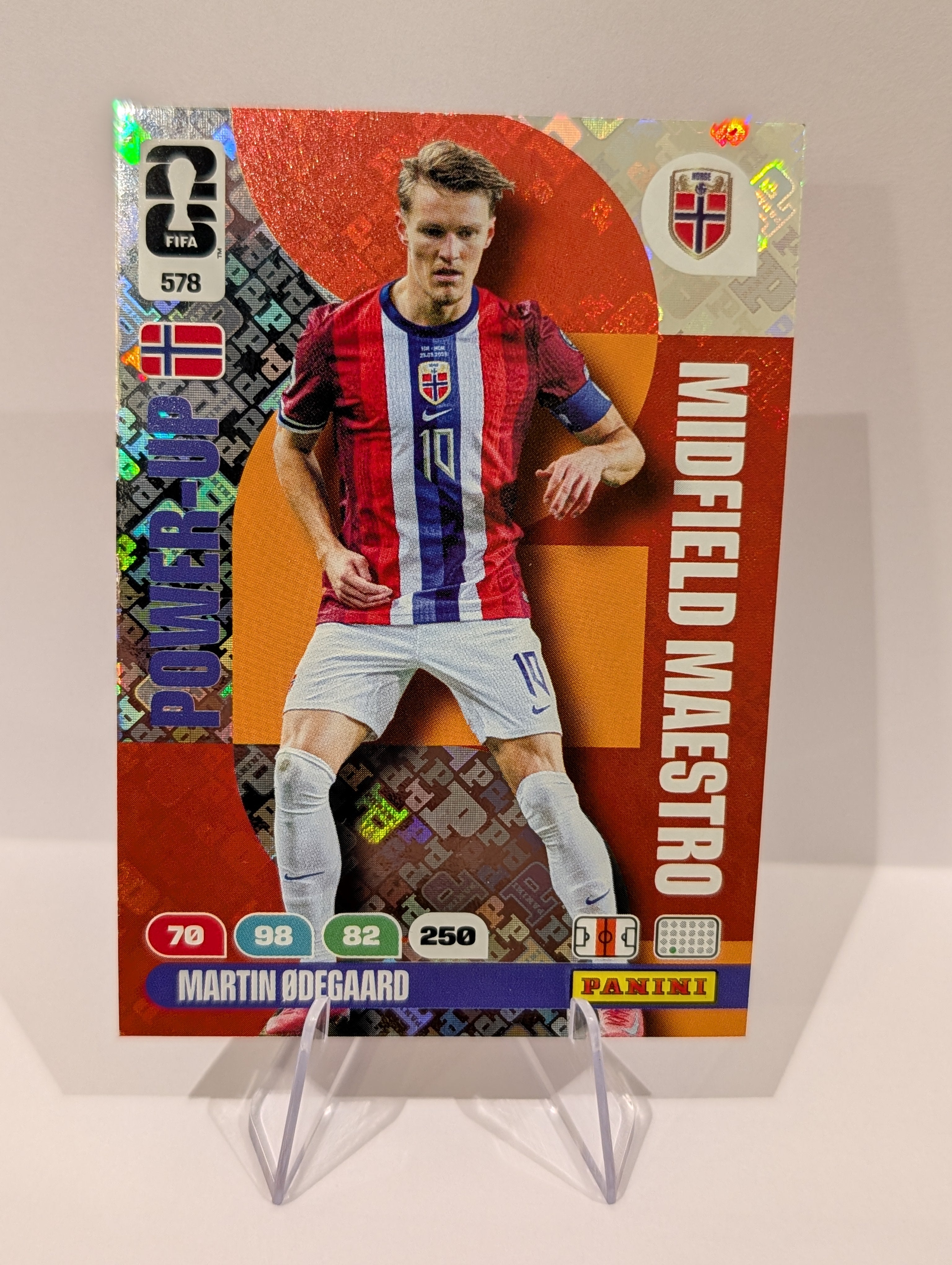 578 Martin Odegaard - Midfield Maestro - Panini Adrenalyn XL World Cup 2026