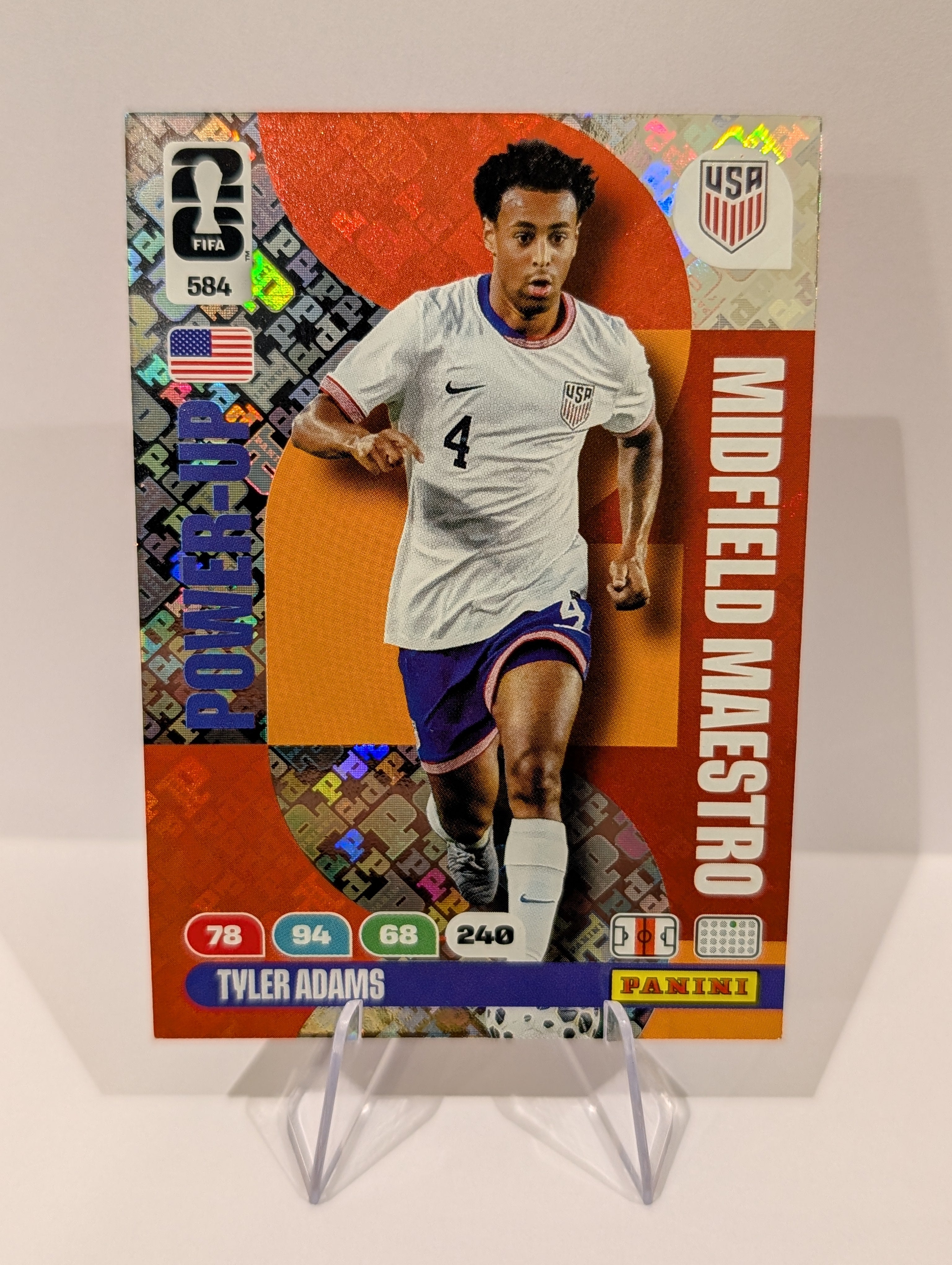 584 Tyler Adams - Midfield Maestro - Panini Adrenalyn XL World Cup 2026