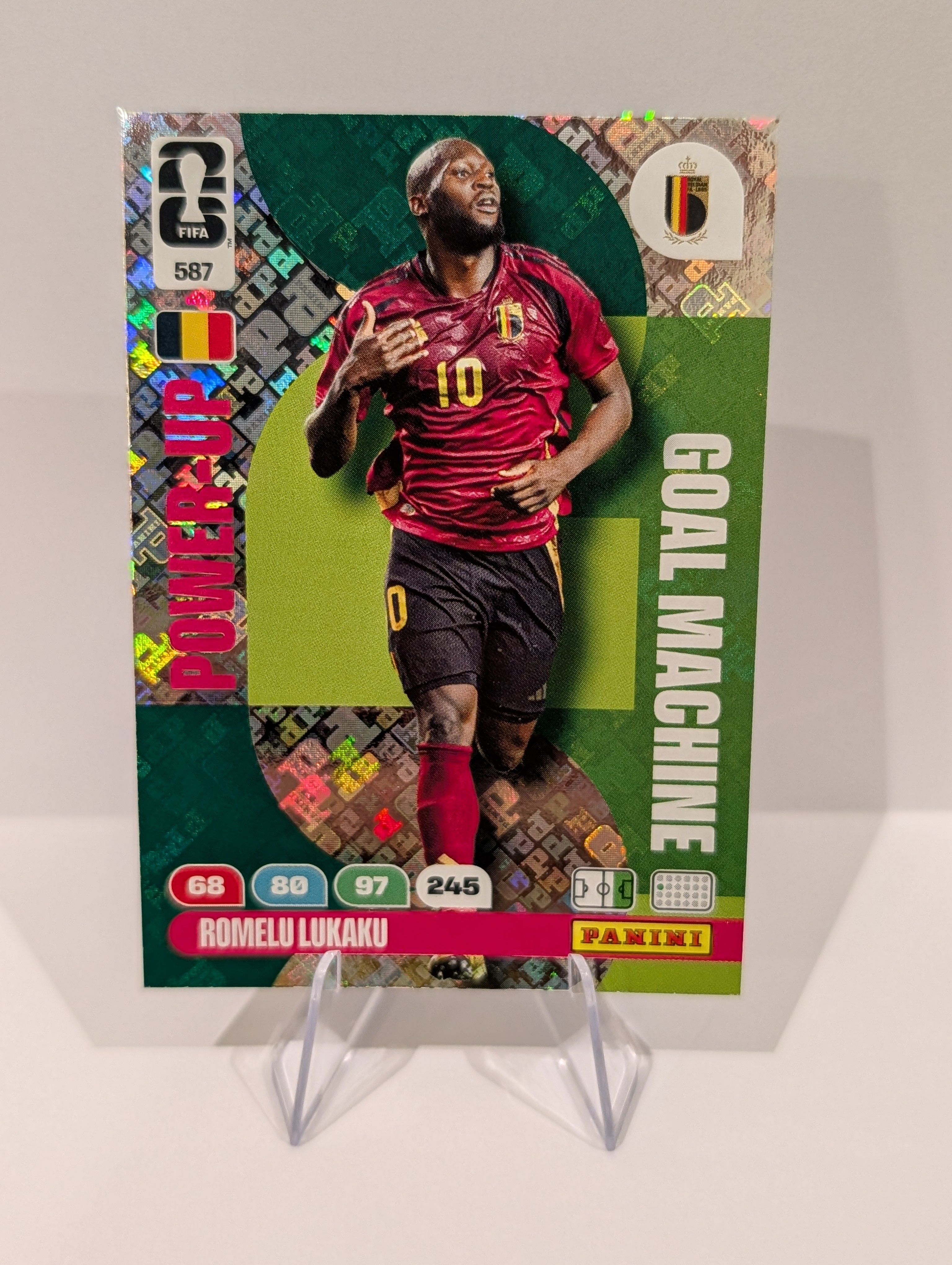 587 Romelu Lukaku - Goal Machine - Panini Adrenalyn XL World Cup 2026