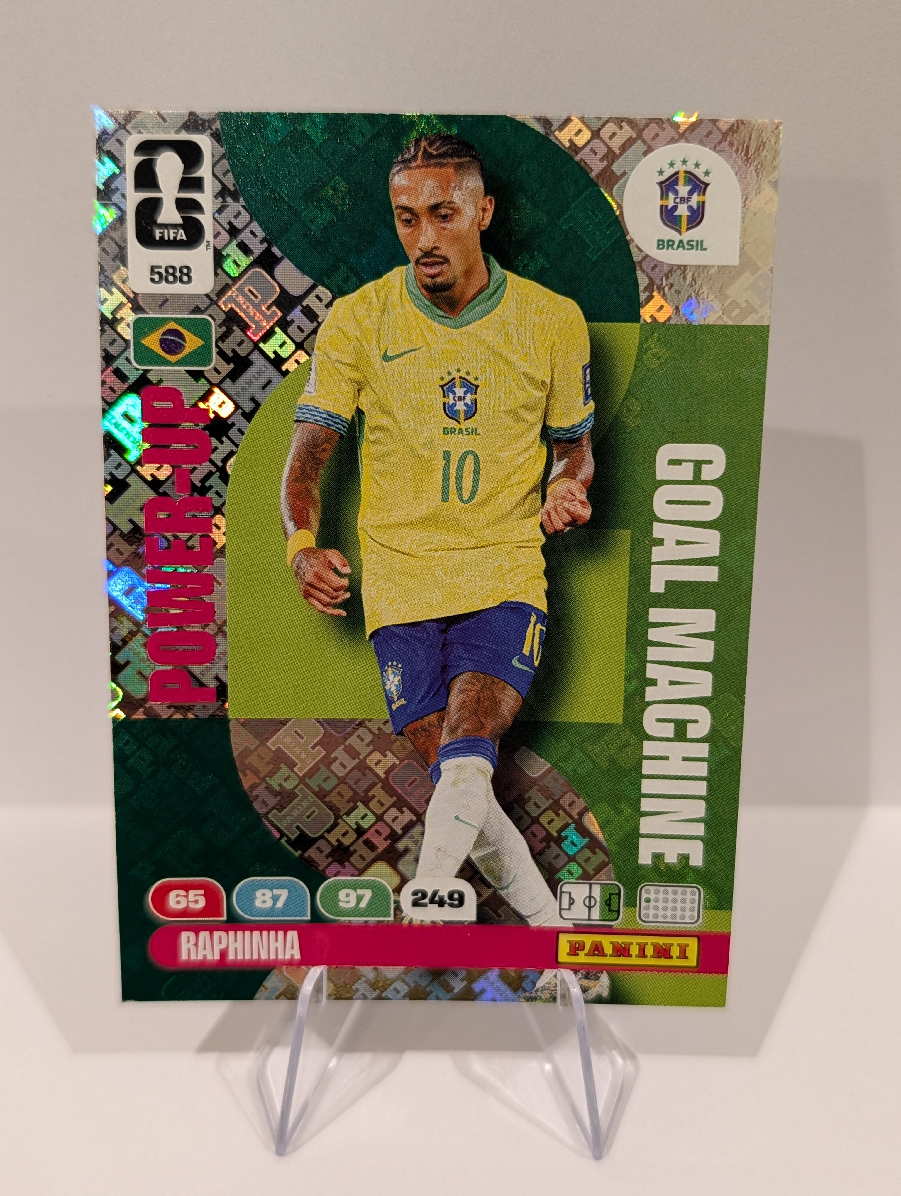 588 Raphinha - Goal Machine - Panini Adrenalyn XL World Cup 2026