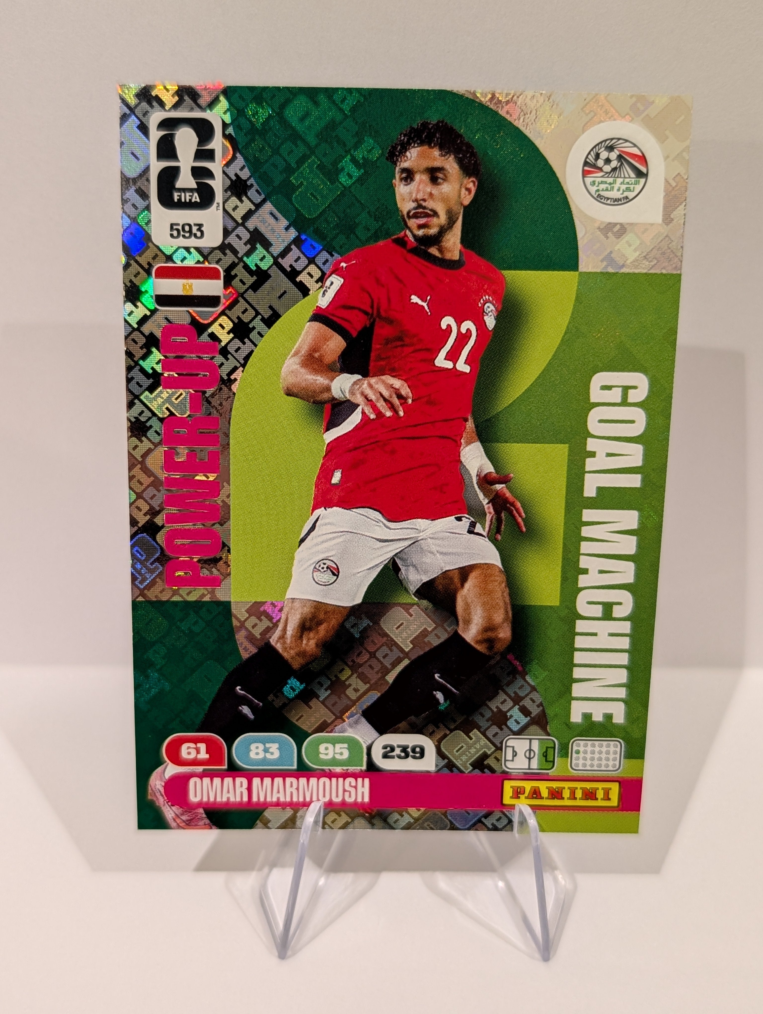 593 Omar Marmoush - Goal Machine - Panini Adrenalyn XL World Cup 2026