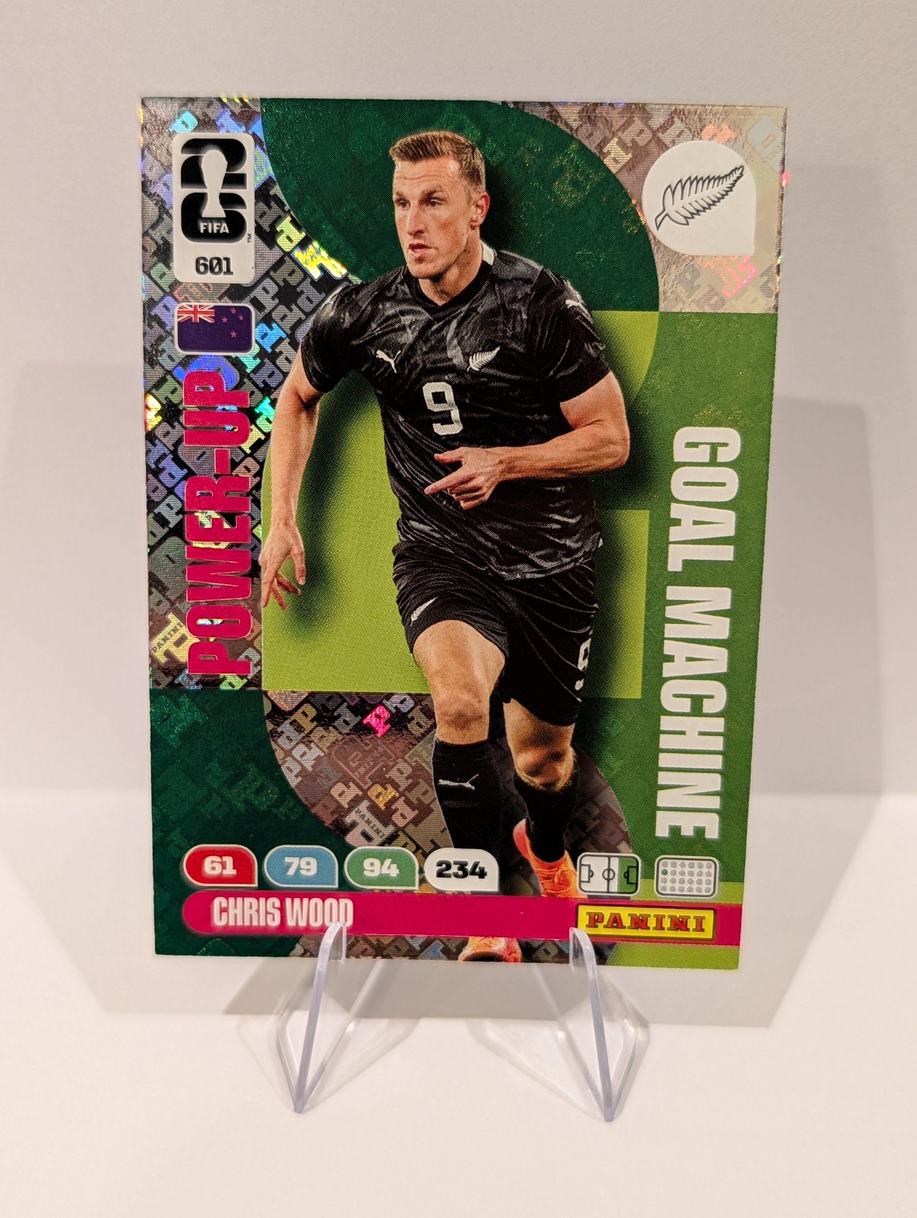 601 Chris Wood - Goal Machine - Panini Adrenalyn XL World Cup 2026