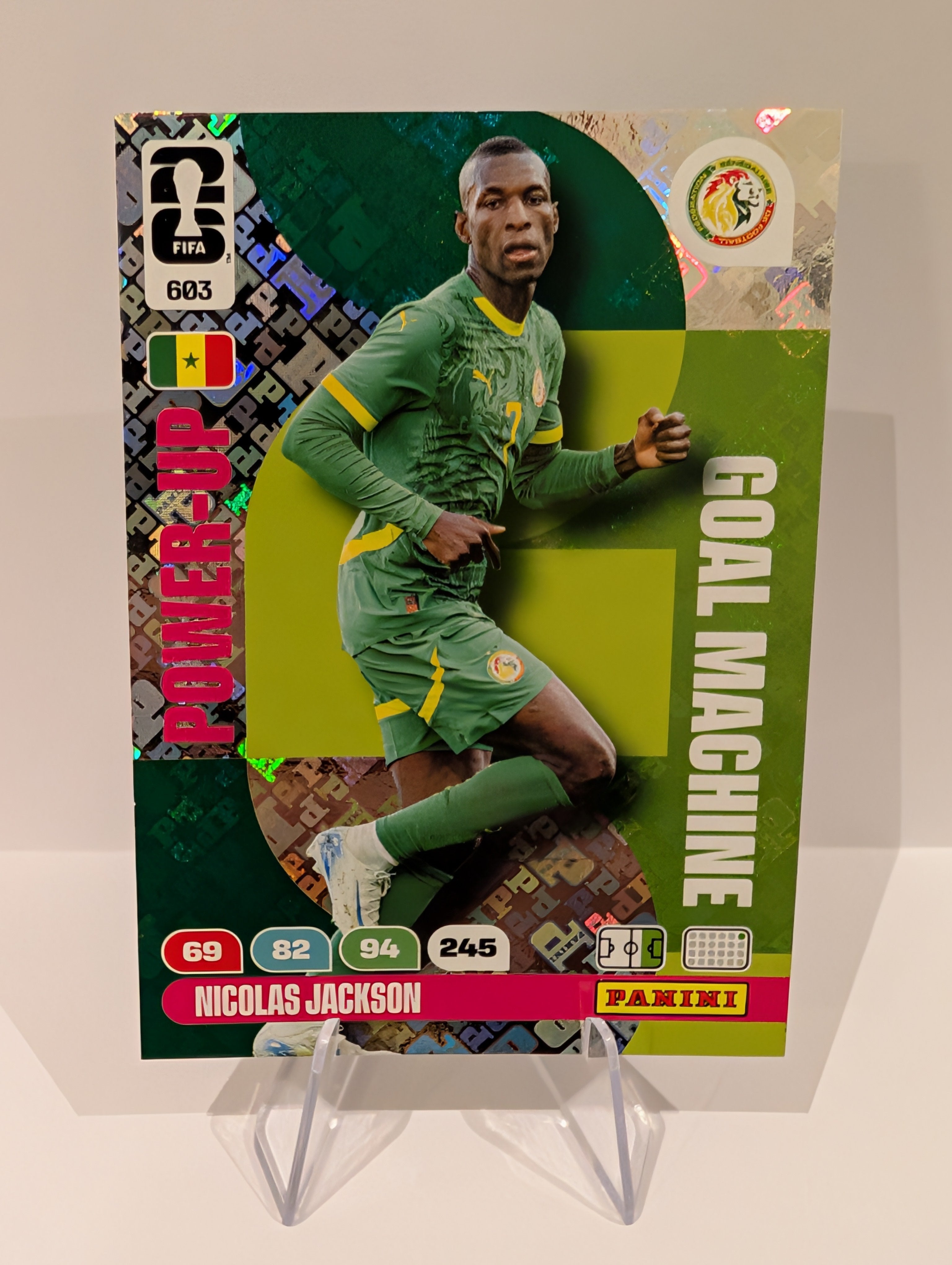 603 Nicolas Jackson - Goal Machine - Panini Adrenalyn XL World Cup 2026