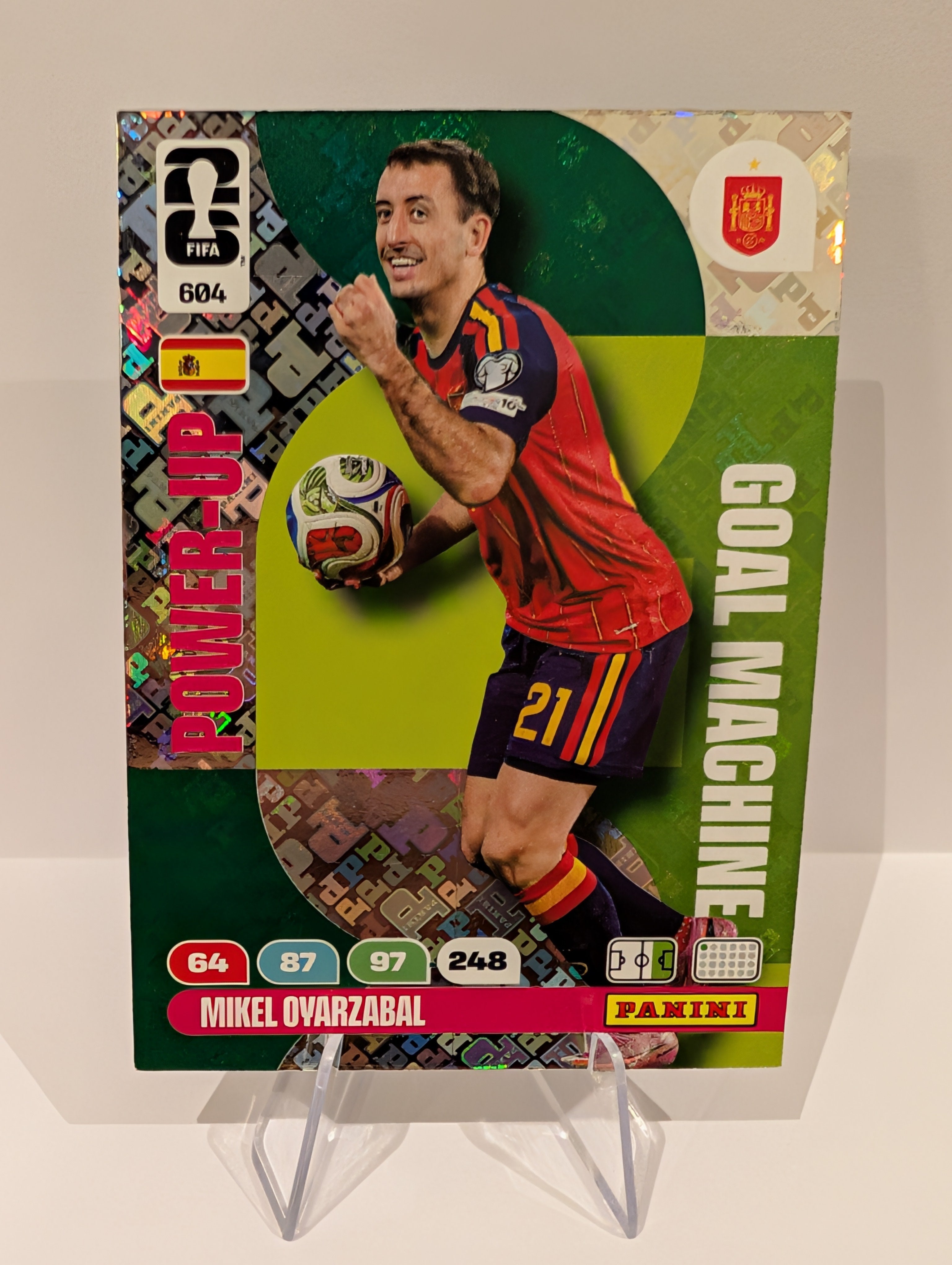 604 Mikel Oyarzabal - Goal Machine - Panini Adrenalyn XL World Cup 2026