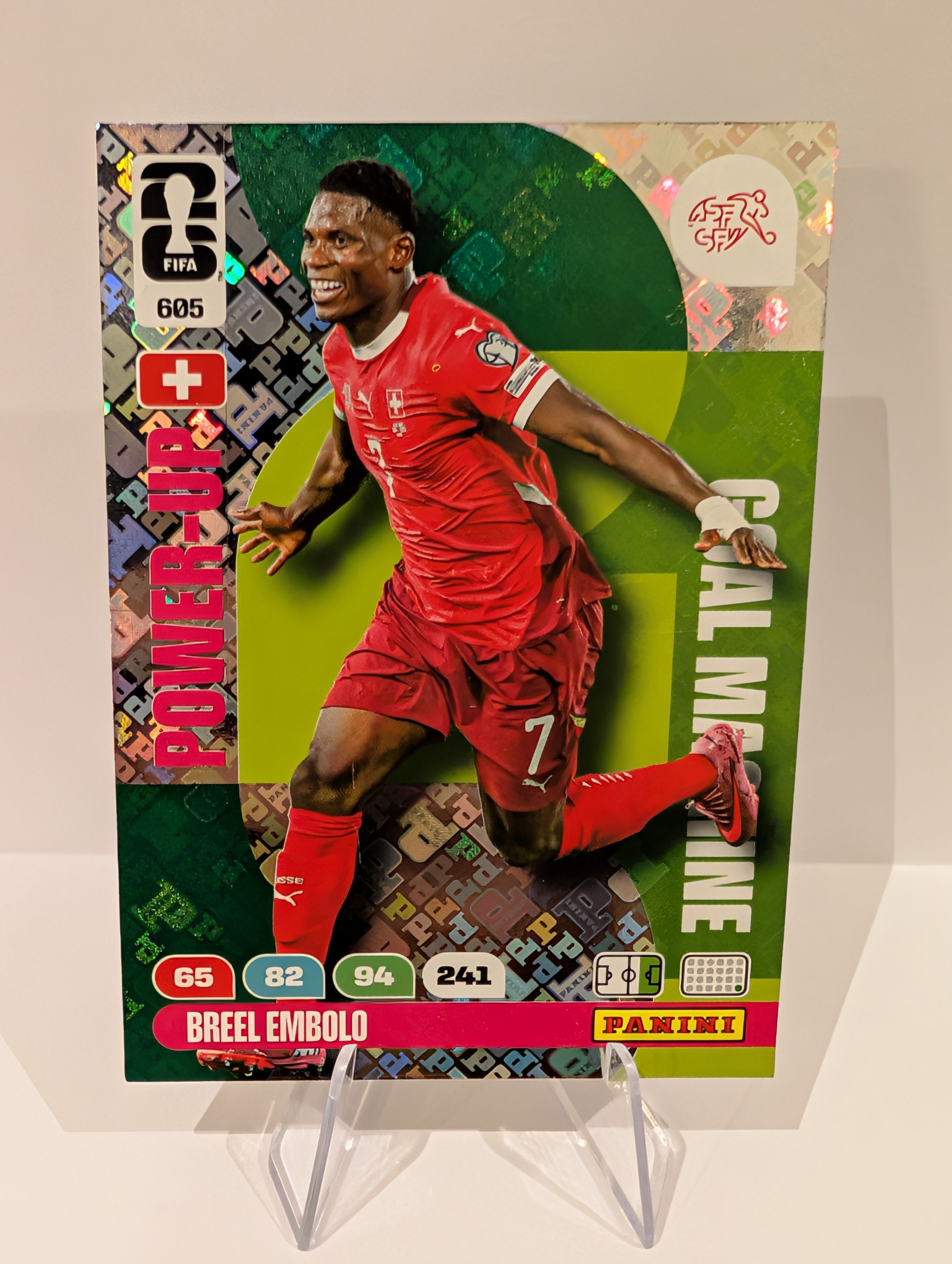 605 Breel Embolo - Goal Machine - Panini Adrenalyn XL World Cup 2026