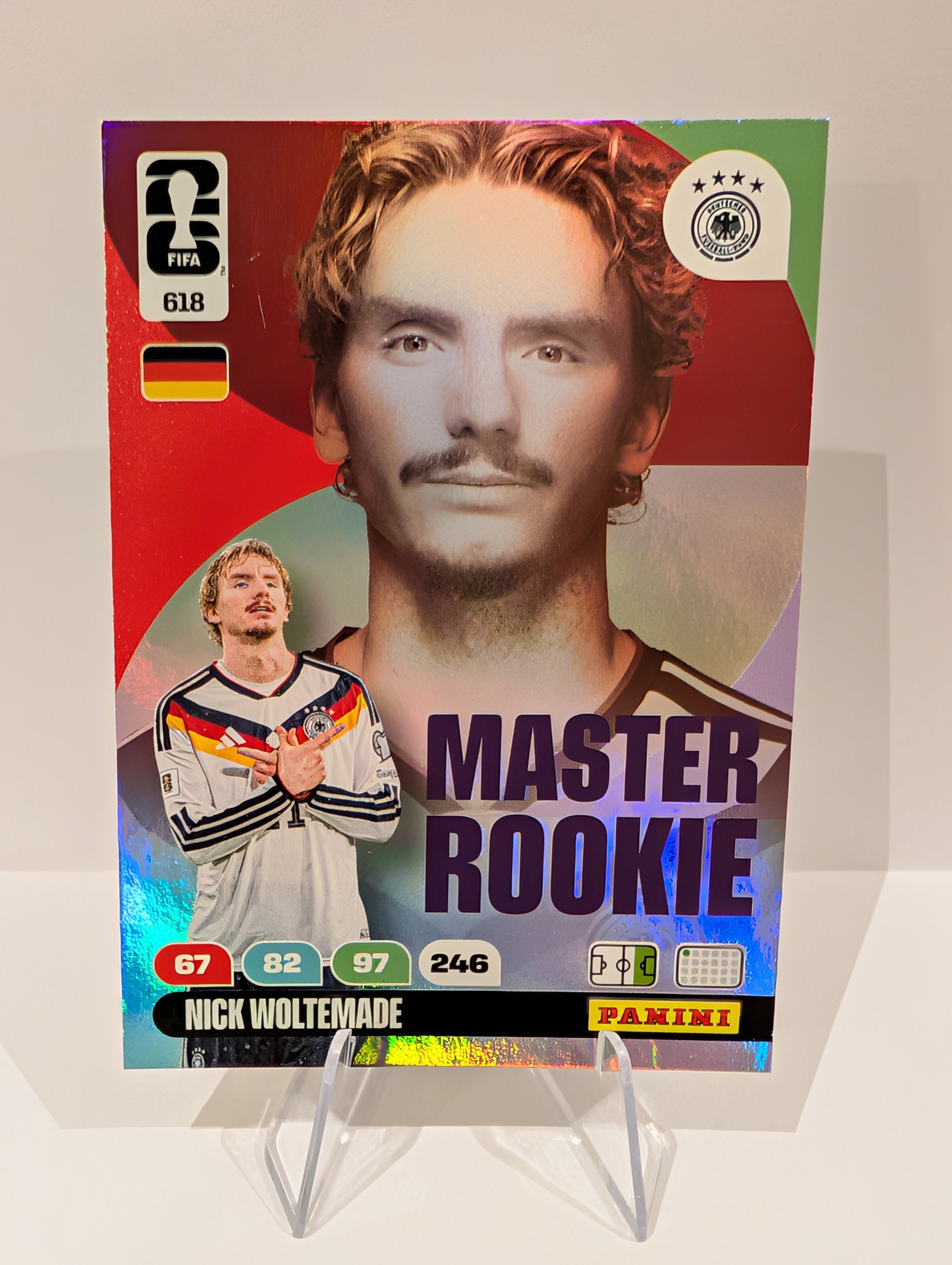 618 Nick Woltemade - Master Rookie - Panini Adrenalyn XL World Cup 2026